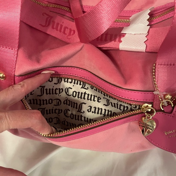 Juicy Couture HERITAGE ROSIE WEEKENDER Pink with Ombre Tumbler NWT - Picture 10 of 11